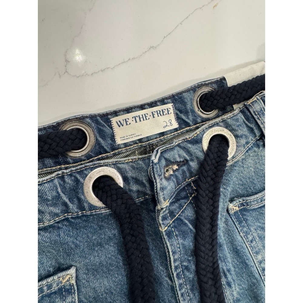 Free People We The Free Pull on Moxie Barrel Jeans - Picture 3 of 5